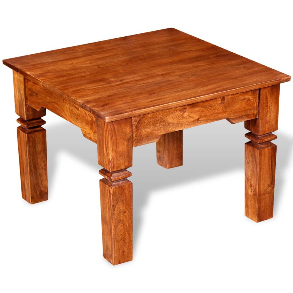 Soffbord Massivt Trä 60X60X45 Cm