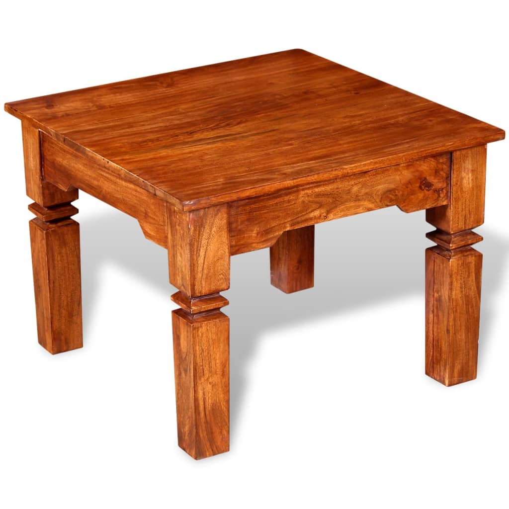 Soffbord Massivt Trä 60X60X45 Cm