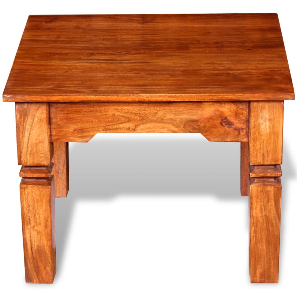 Soffbord Massivt Trä 60X60X45 Cm