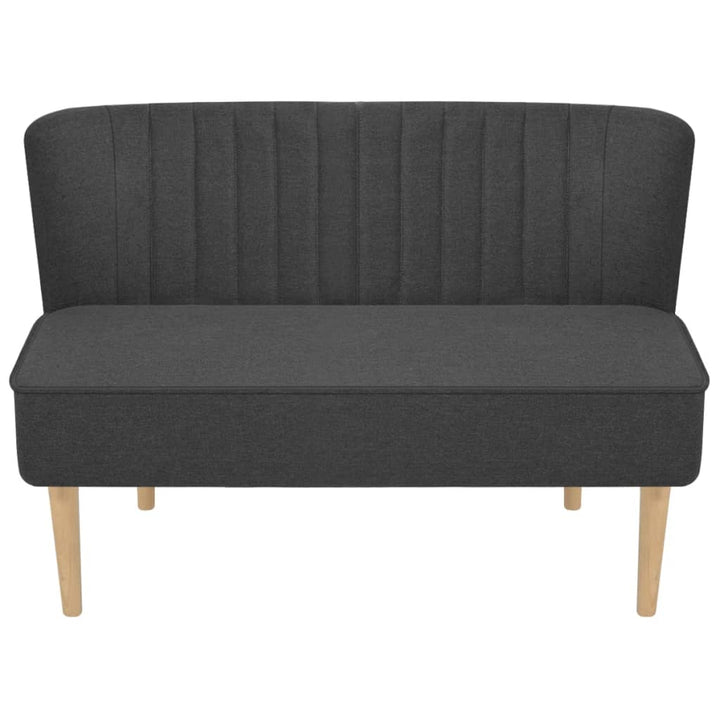 Soffa Tyg 117X55,5X77 Cm Mörkgrå