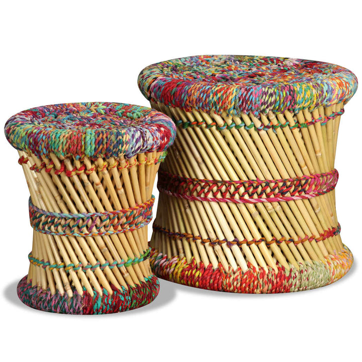 Pallar 2 St Bambu Och Jute