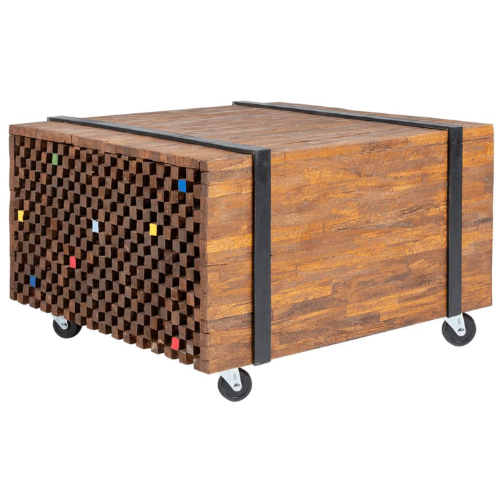 Sidobord Teak 60X60X38 Cm