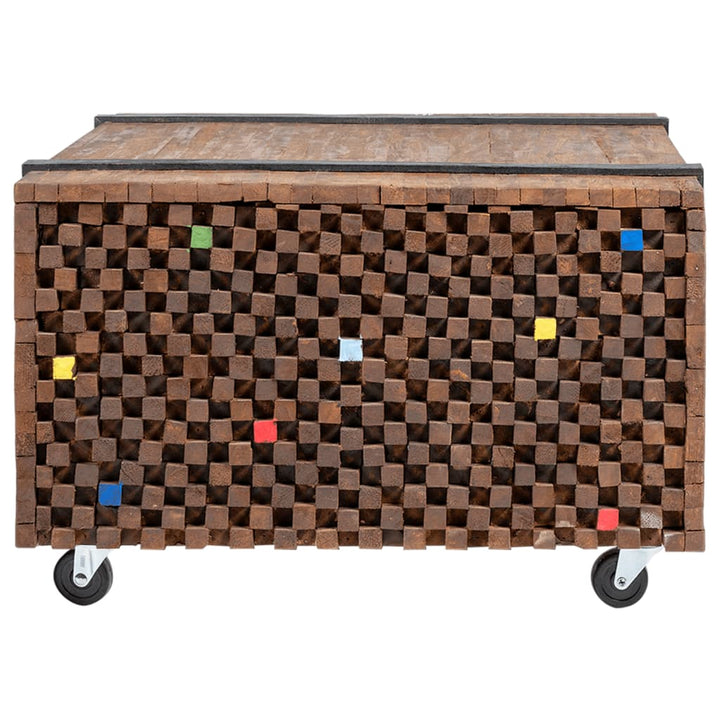 Sidobord Teak 60X60X38 Cm
