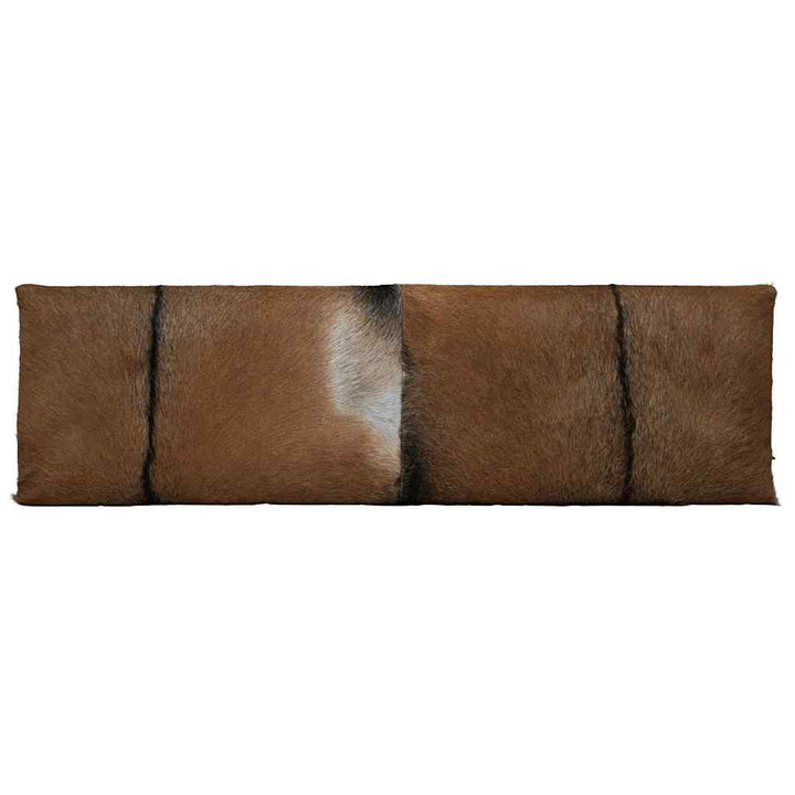 Bänk Getskinnsläder Teak