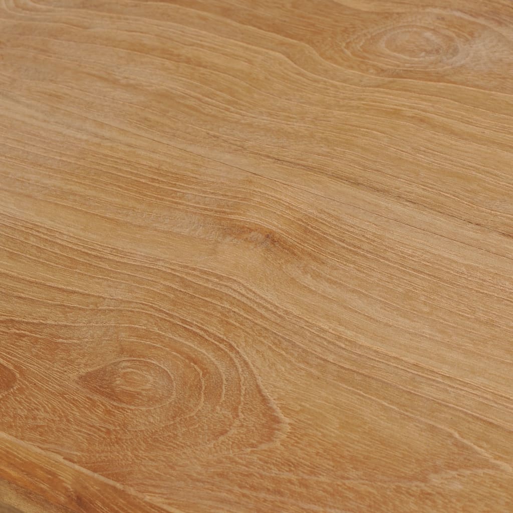 Hallbänk I Massiv Teak 90X30X40 Cm