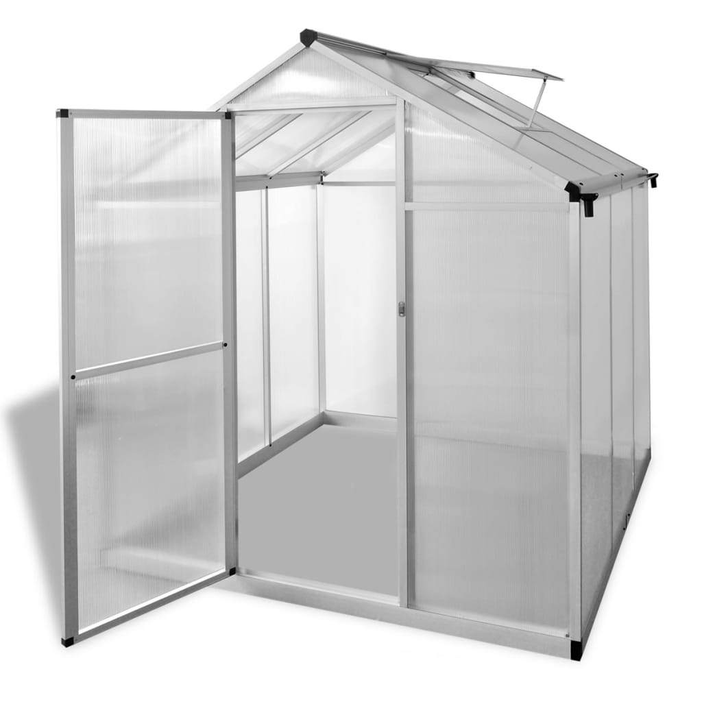 Växthus 3,46 M² Förstärkt Aluminium