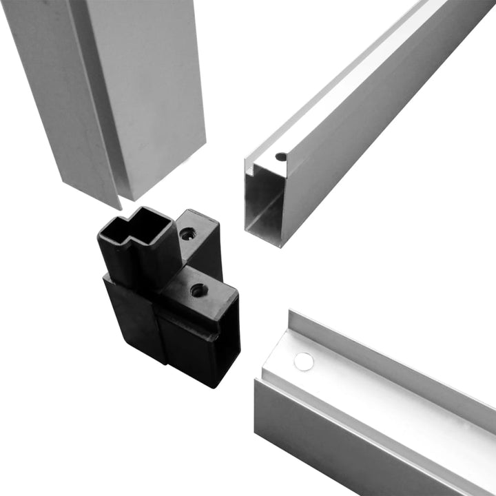 Växthus 3,46 M² Förstärkt Aluminium