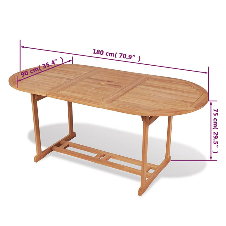 Trädgårdsbord Massiv Teak