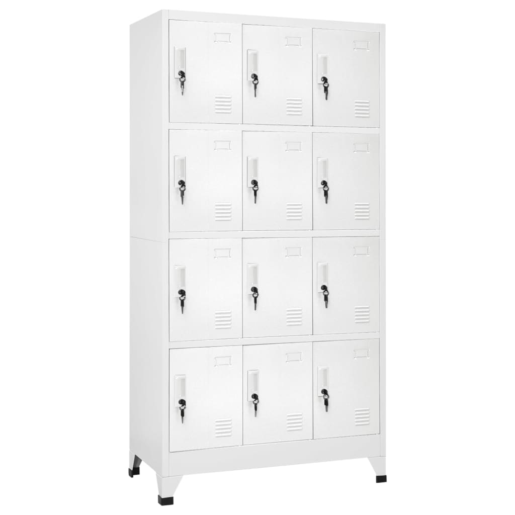 Förvaringsskåp Antracit Och Röd 90X40X180 Cm Stål