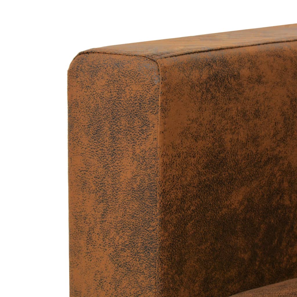 2-Sitssoffa 137X73X82 Cm I Fuskmocka