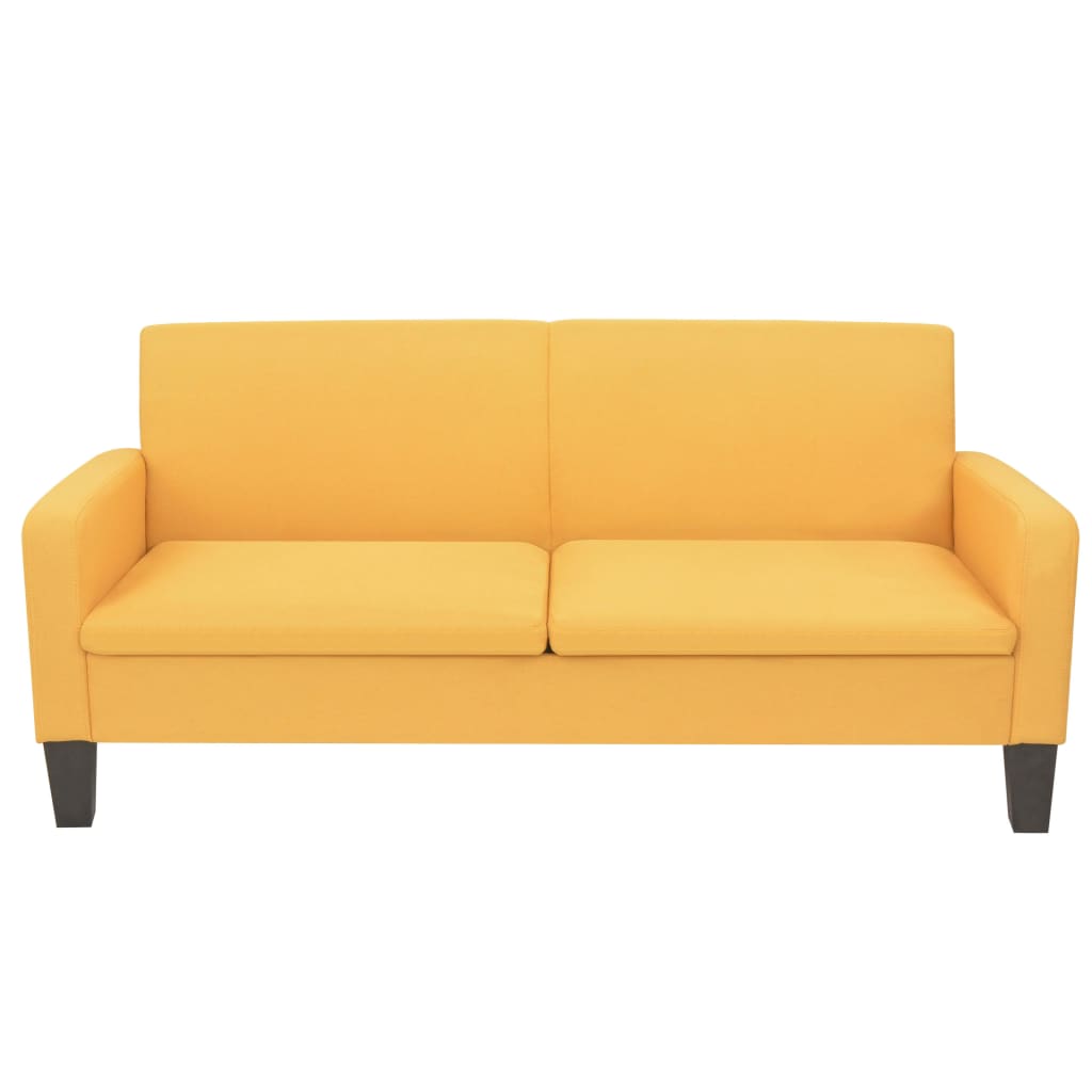 3-Sitssoffa 180X65X76 Cm Gul