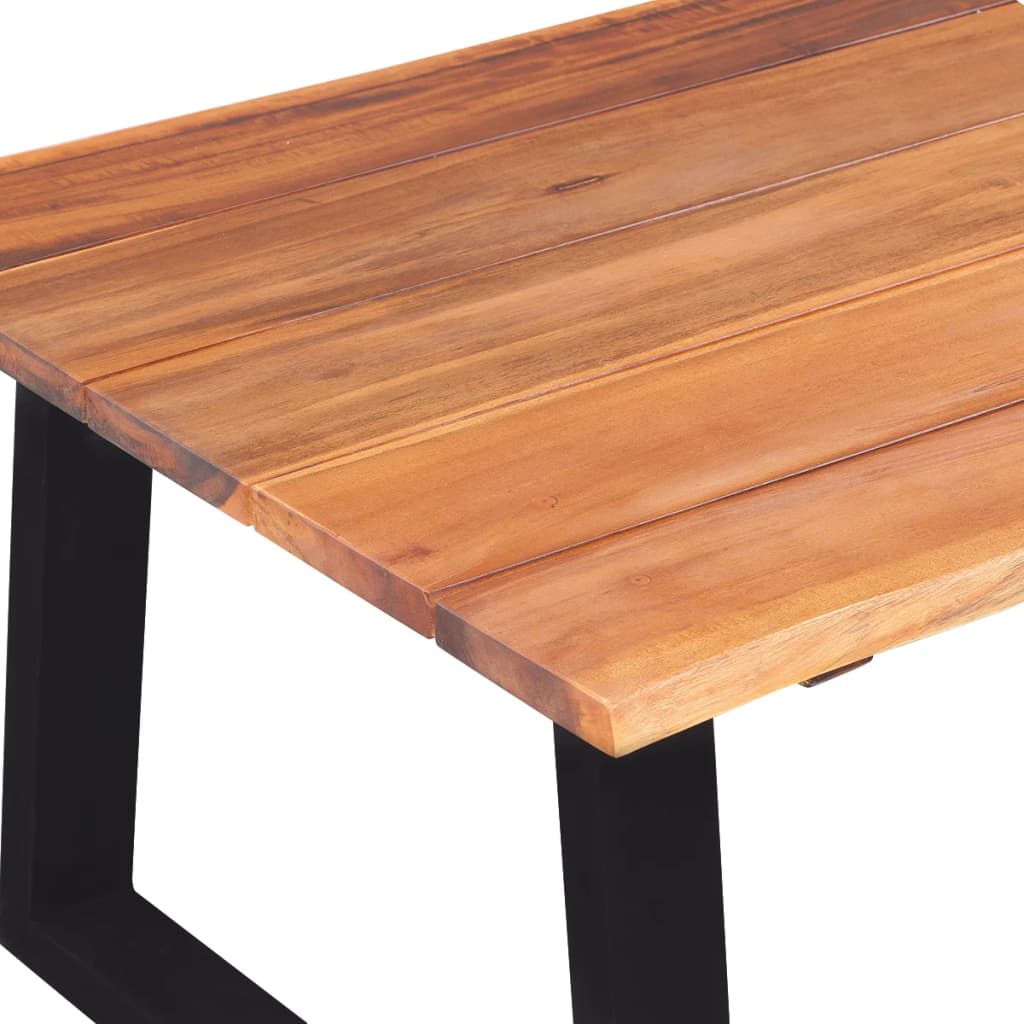 Soffbord I Massivt Akaciaträ 110X60X40 Cm