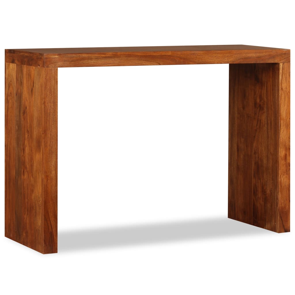Konsolbord Massivt Trä Med Honungsfinish 110X40X76 Cm