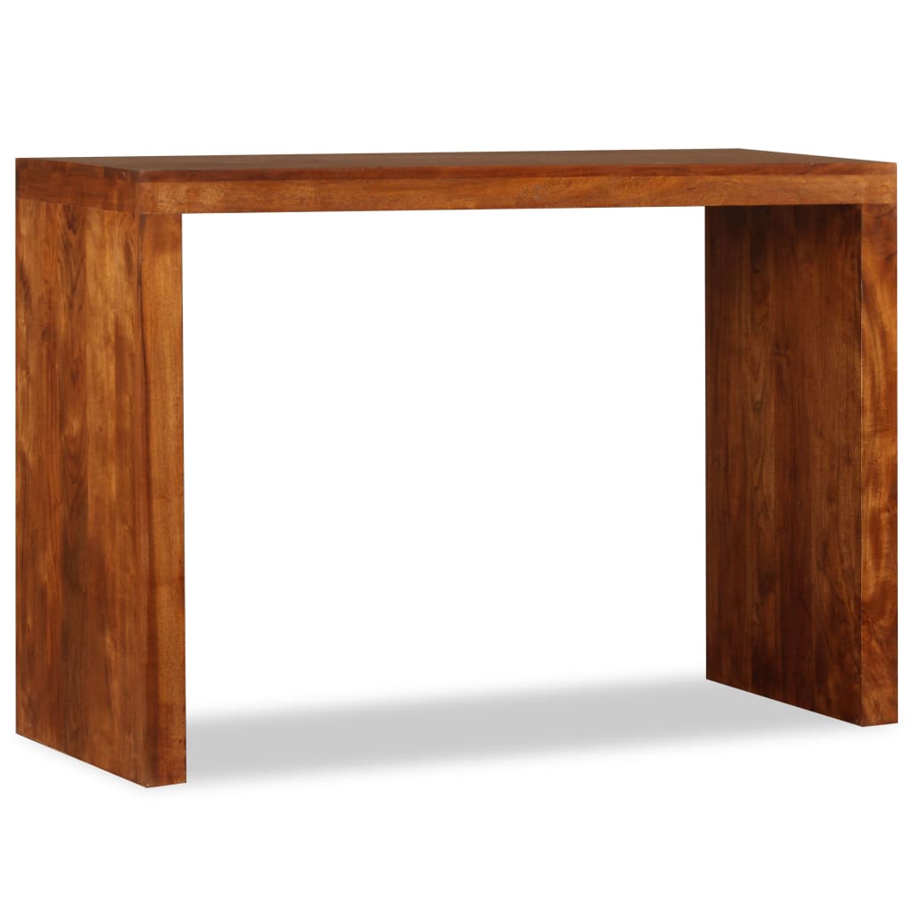 Konsolbord Massivt Trä Med Honungsfinish 110X40X76 Cm