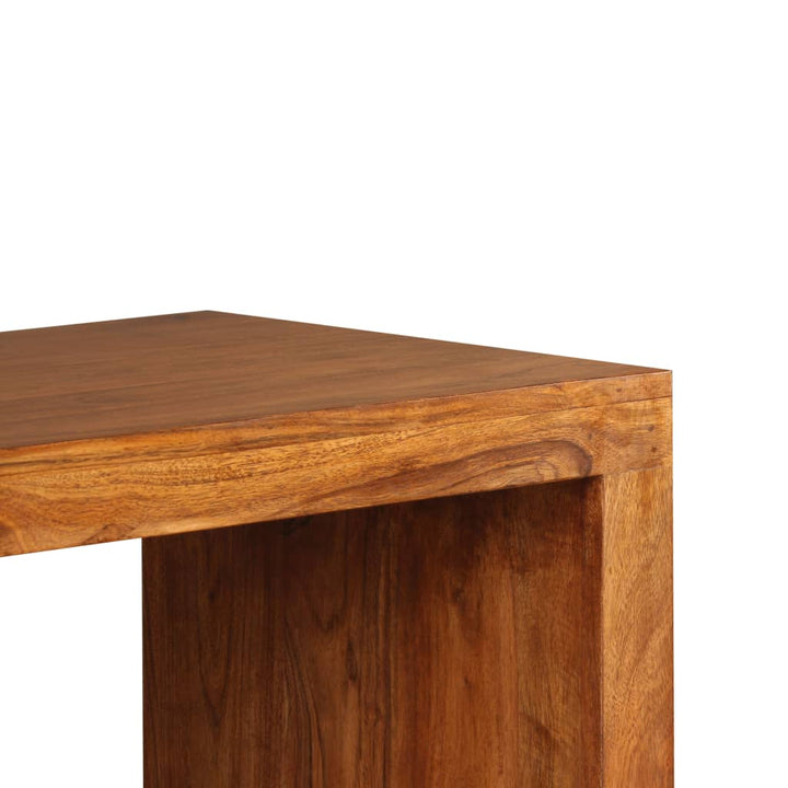 Konsolbord Massivt Trä Med Honungsfinish 110X40X76 Cm