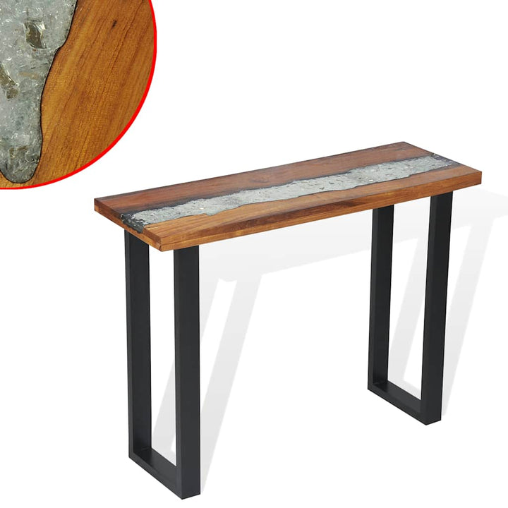Konsolbord I Teak 100X35X75 Cm