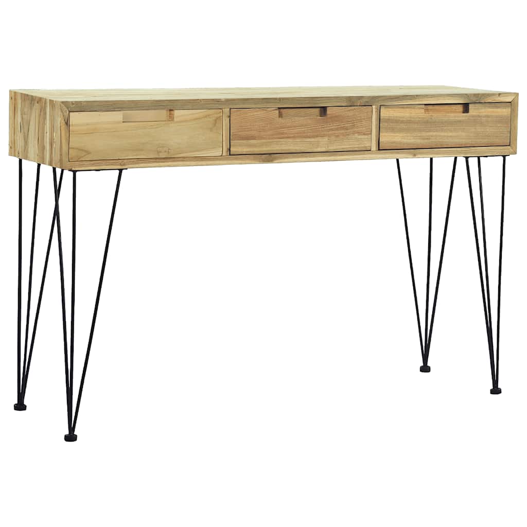 Konsolbord 120X35X76 Cm Massiv Teak