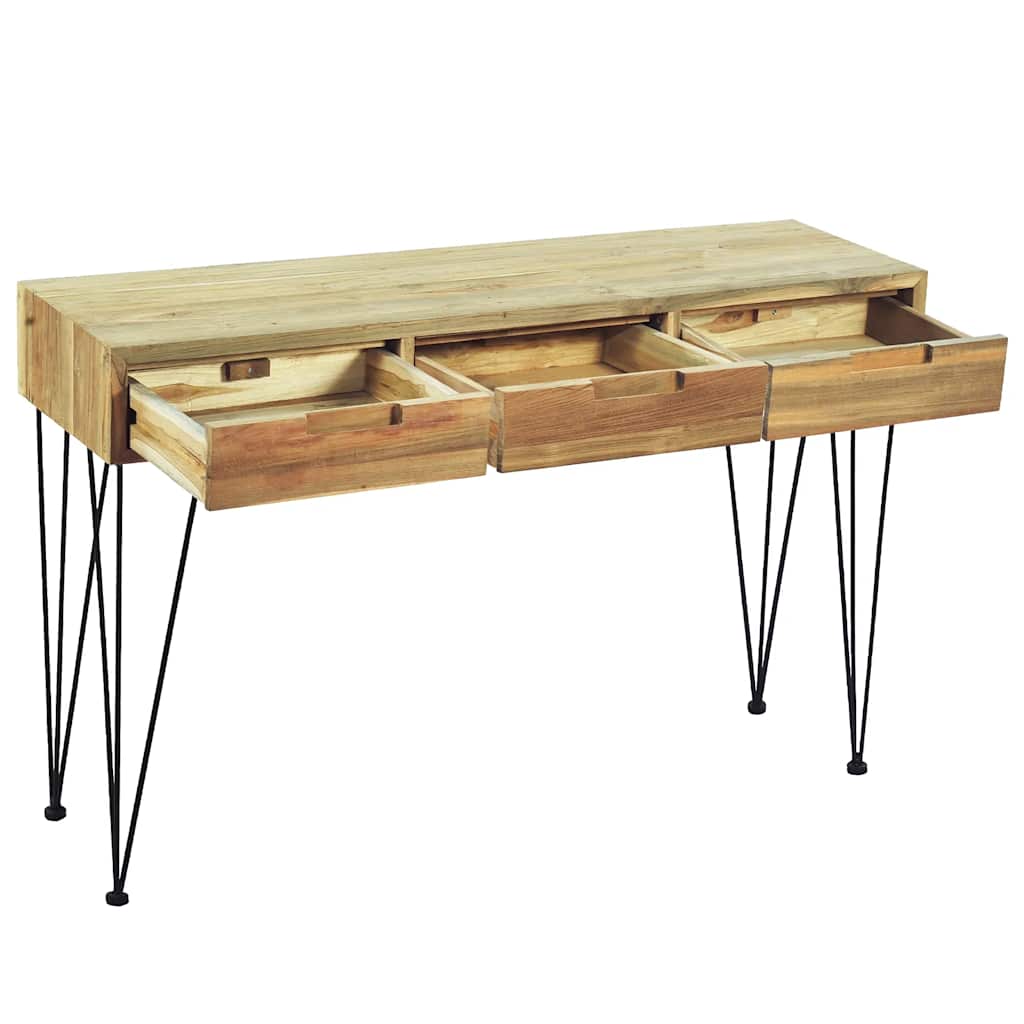 Konsolbord 120X35X76 Cm Massiv Teak