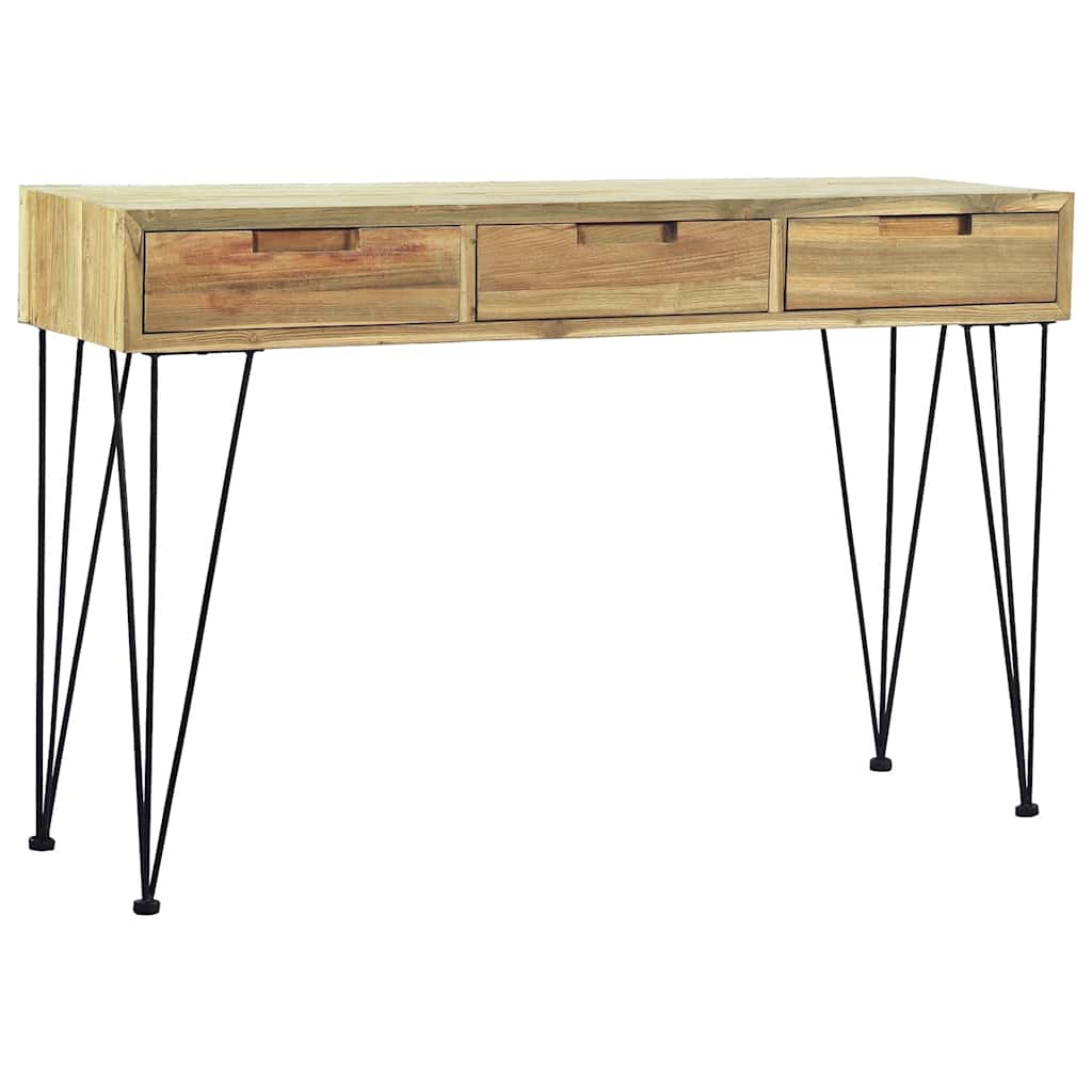 Konsolbord 120X35X76 Cm Massiv Teak