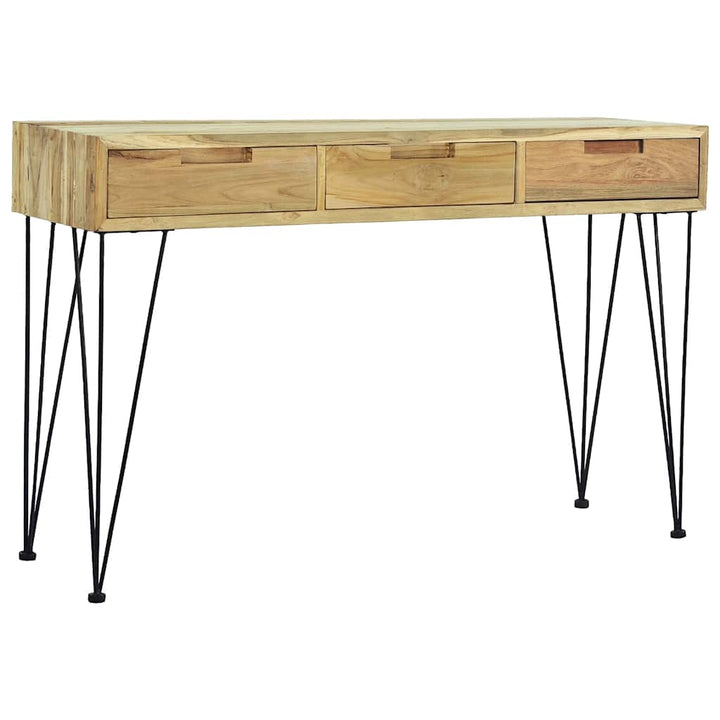 Konsolbord 120X35X76 Cm Massiv Teak