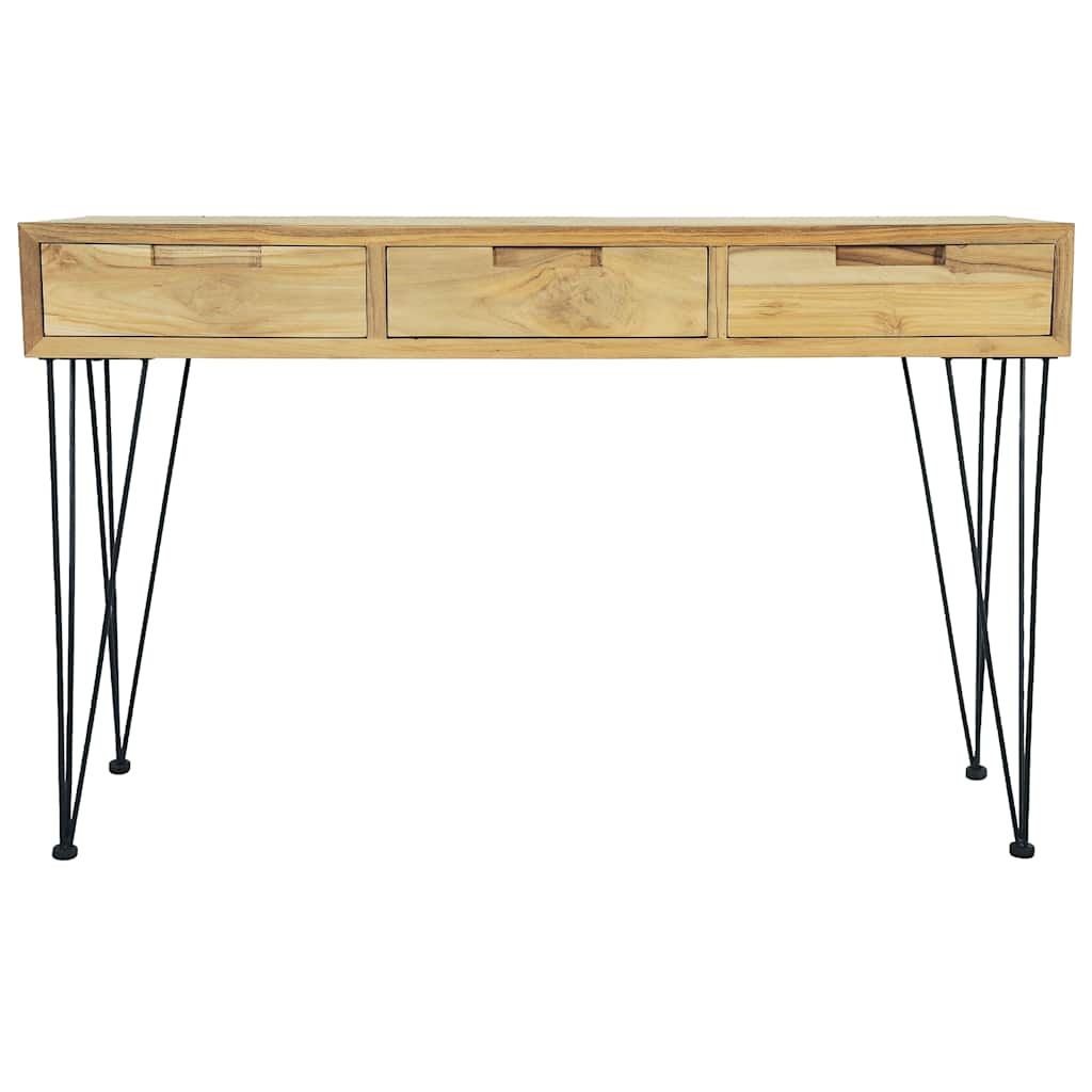 Konsolbord 120X35X76 Cm Massiv Teak
