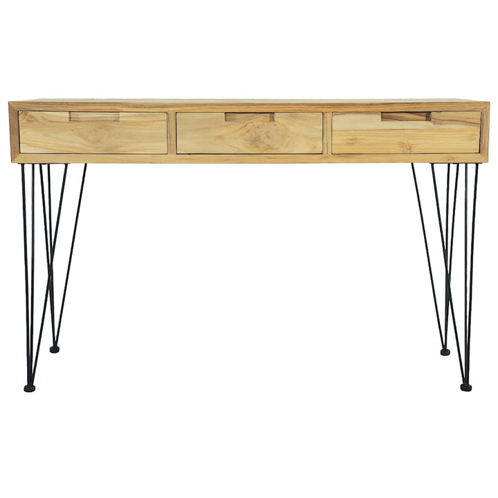 Konsolbord 120X35X76 Cm Massiv Teak