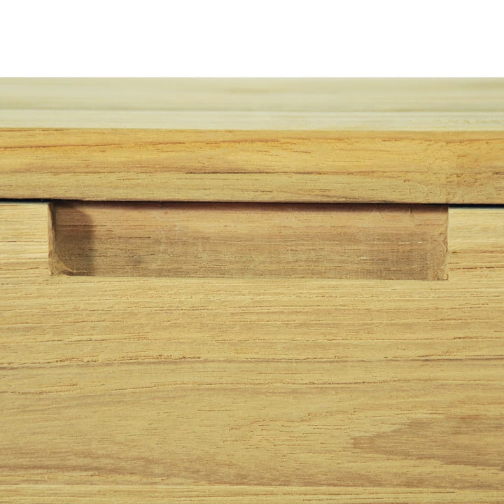 Soffbord 80X80X40 Cm Massivt Teakträ