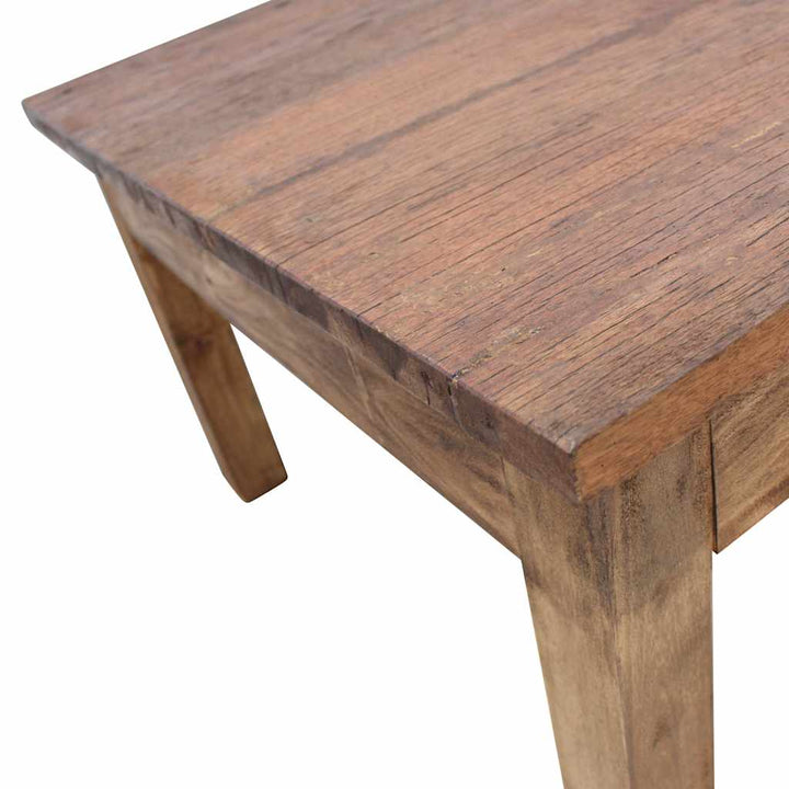 Soffbord Massivt Mahognyträ 96X73X45 Cm