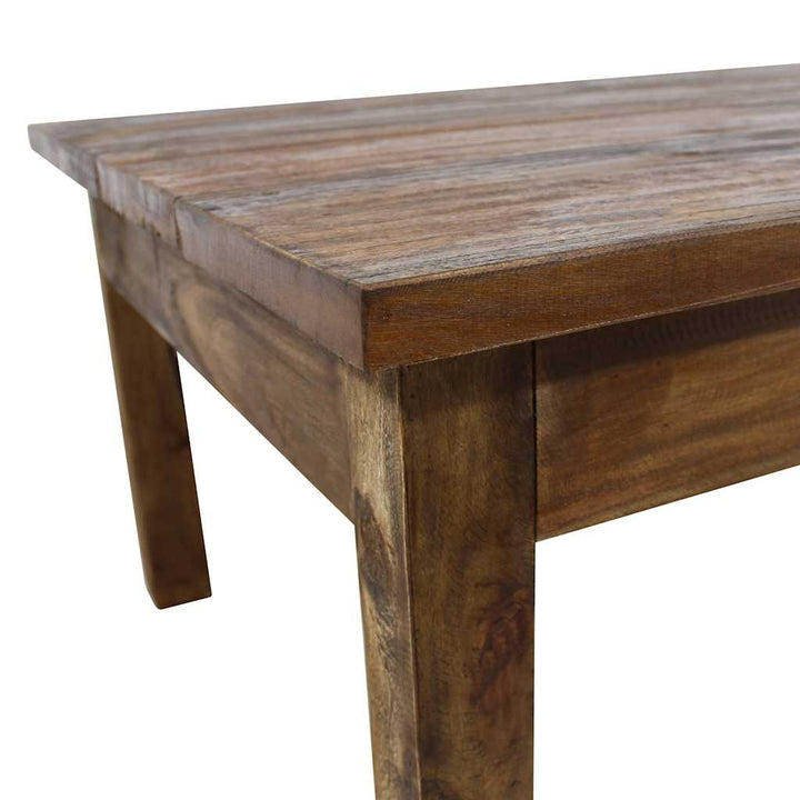 Soffbord Massivt Mahognyträ 96X73X45 Cm