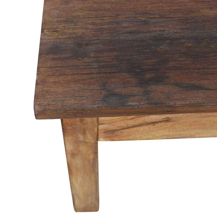 Soffbord Massivt Mahognyträ 96X73X45 Cm