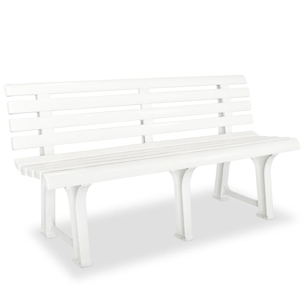 Trädgårdsbänk 145,5 Cm Plast