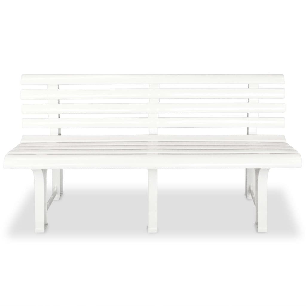 Trädgårdsbänk 145,5 Cm Plast