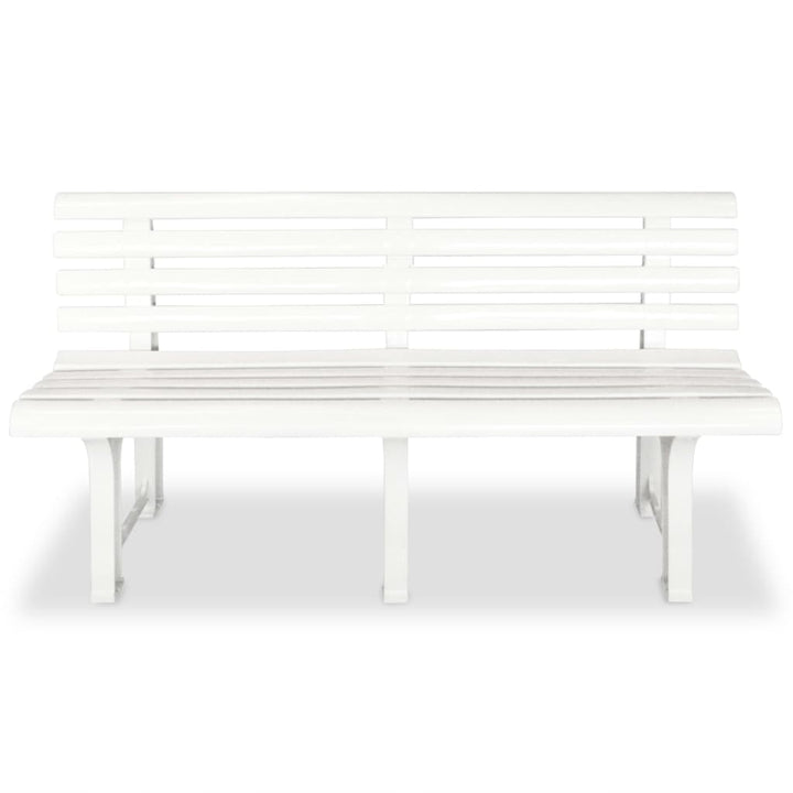 Trädgårdsbänk 145,5 Cm Plast