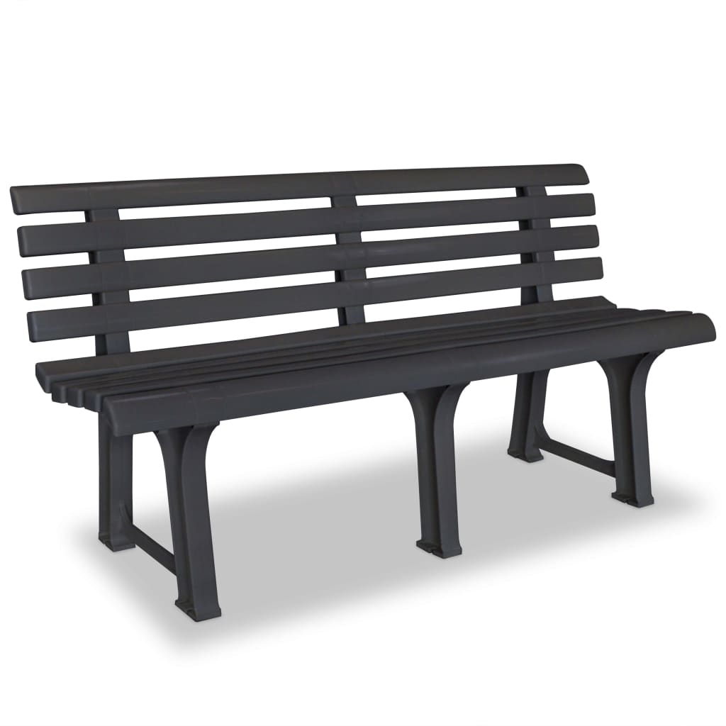 Trädgårdsbänk 145,5 Cm Plast