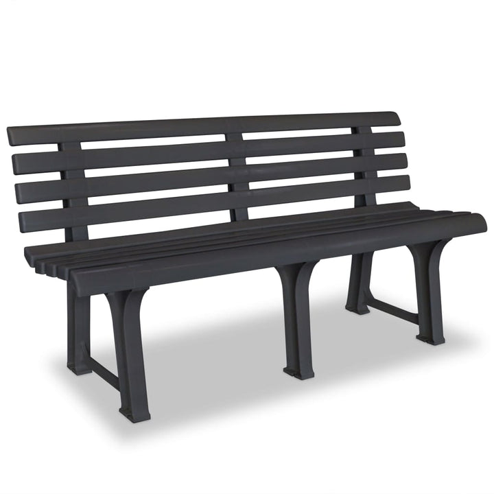 Trädgårdsbänk 145,5 Cm Plast