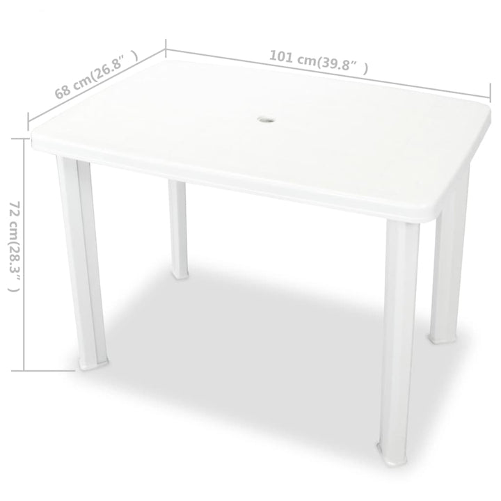 Trädgårdsbord Plast