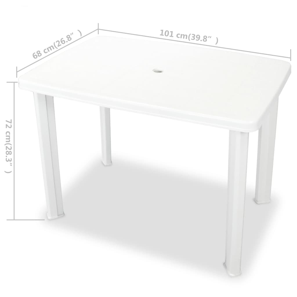 Trädgårdsbord Plast