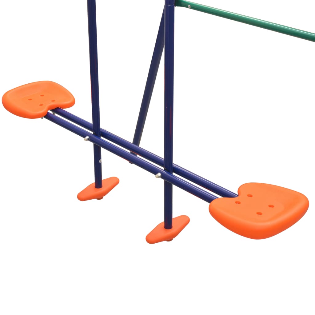 Gungställning Med Rutschkana Och 3 Sitsar Orange