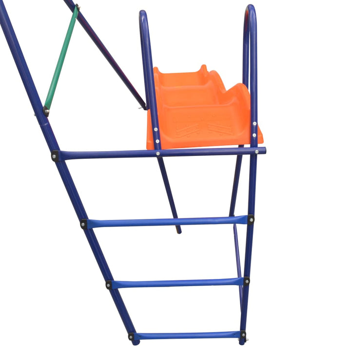 Gungställning Med Rutschkana Och 3 Sitsar Orange