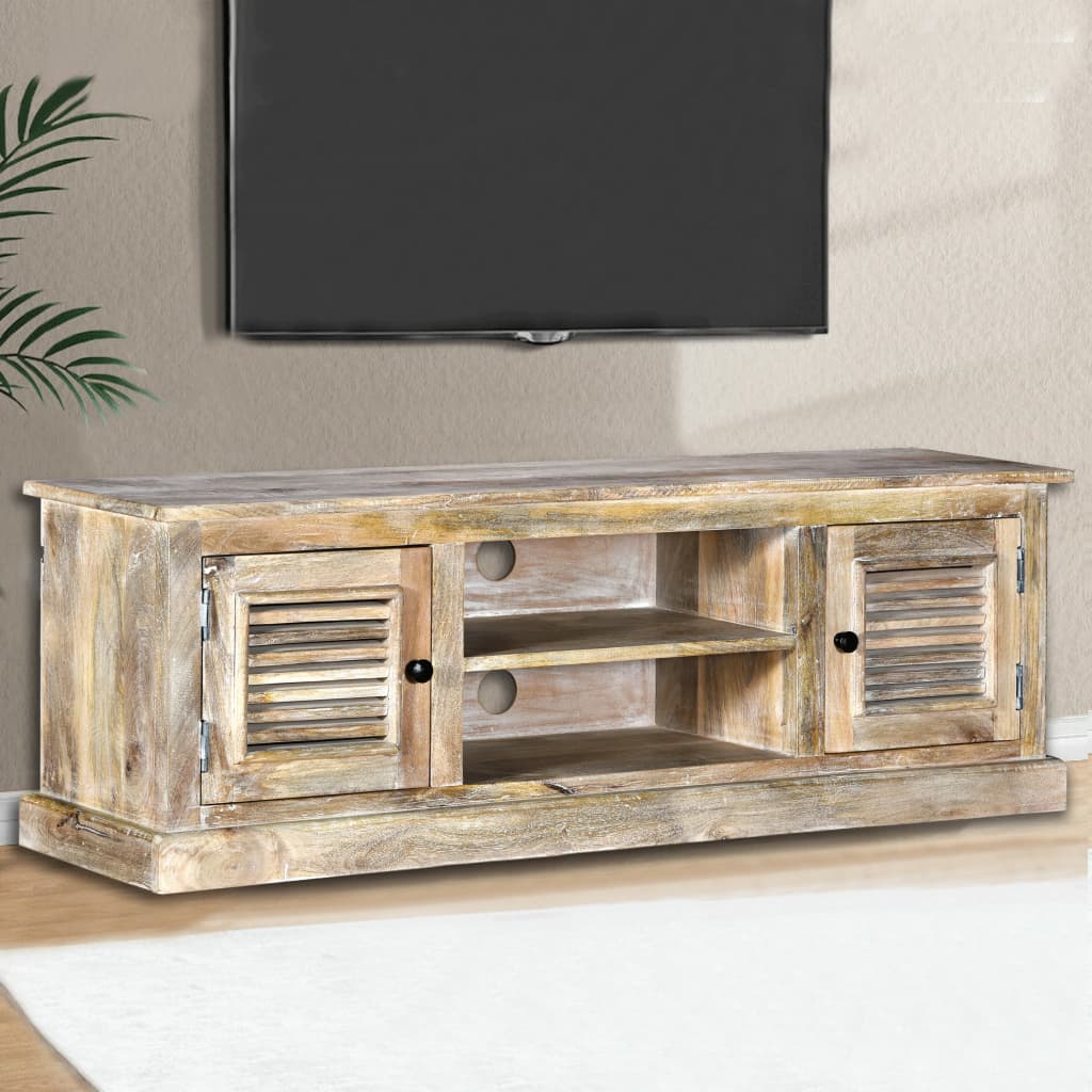 Tv-Skåp Massivt Mangoträ