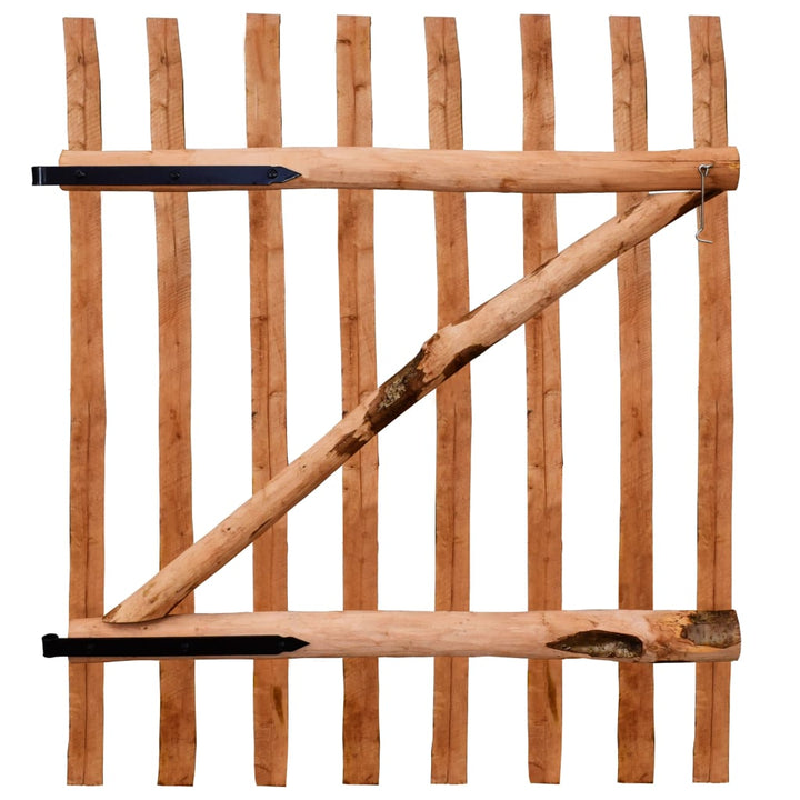 Grind Singeldörr Impregnerad Hasselträ 100X