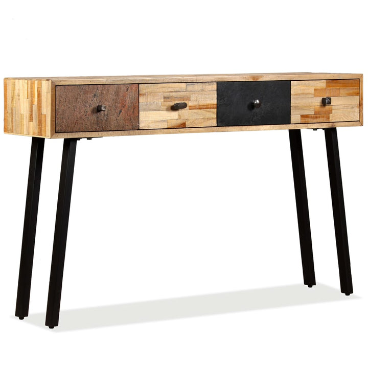 Konsolbord Massivt Återvunnet Teakträ 120X30X76 Cm