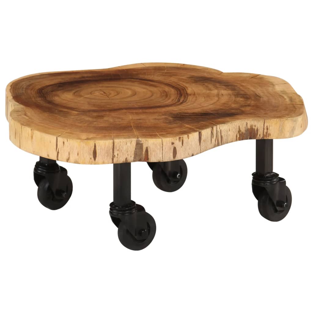 Soffbord Massivt Akaciaträ 60X55X25 Cm