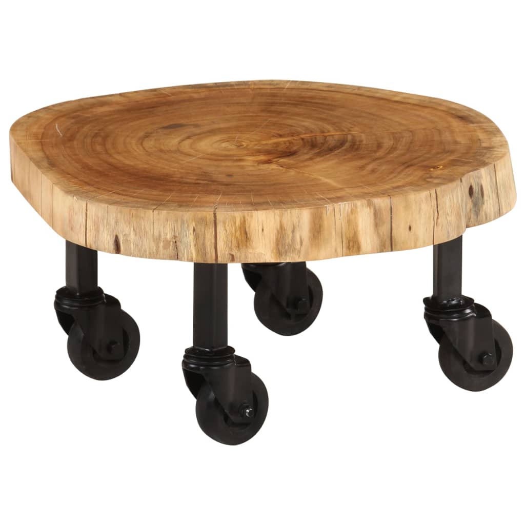 Soffbord Massivt Akaciaträ 60X55X25 Cm