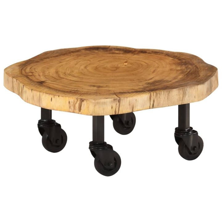 Soffbord Massivt Akaciaträ 60X55X25 Cm