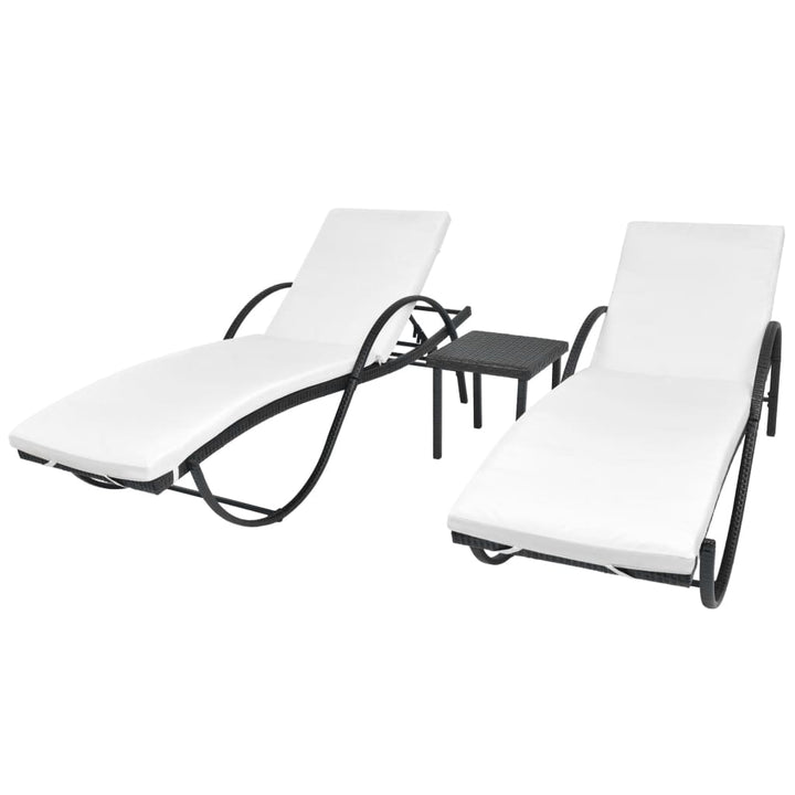 Solsängar 2 St Med Bord Konstrotting