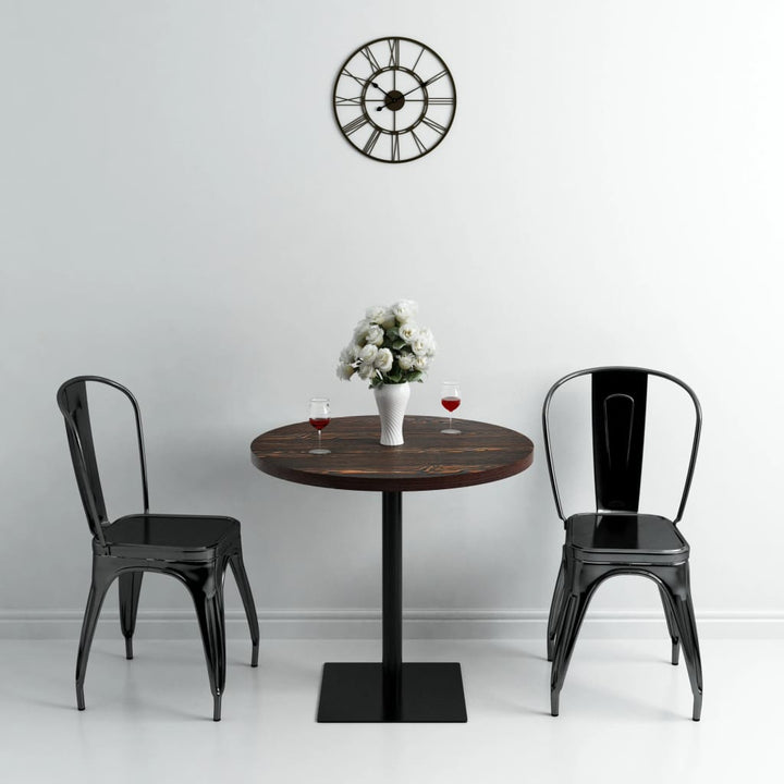 Bistrobord Mdf Och Stål Fyrkantigt