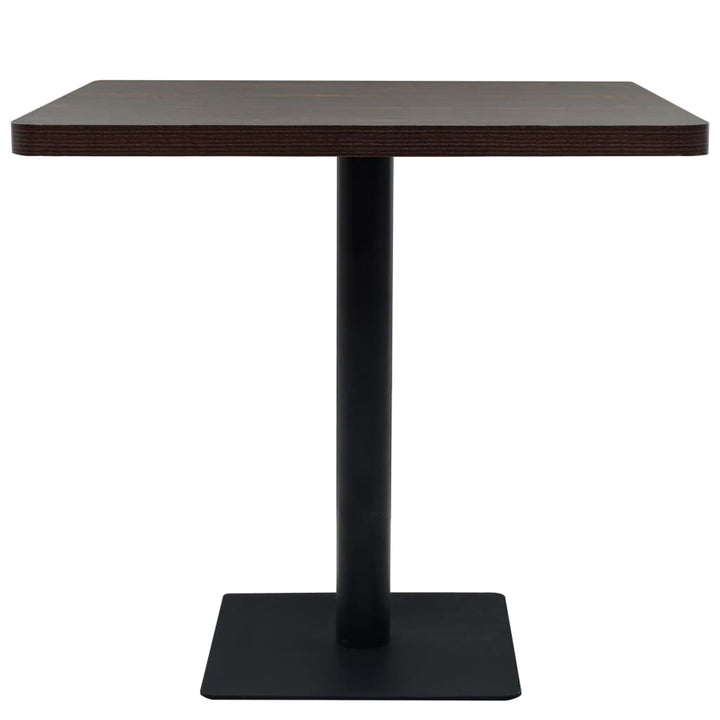 Bistrobord Mdf Och Stål Fyrkantigt