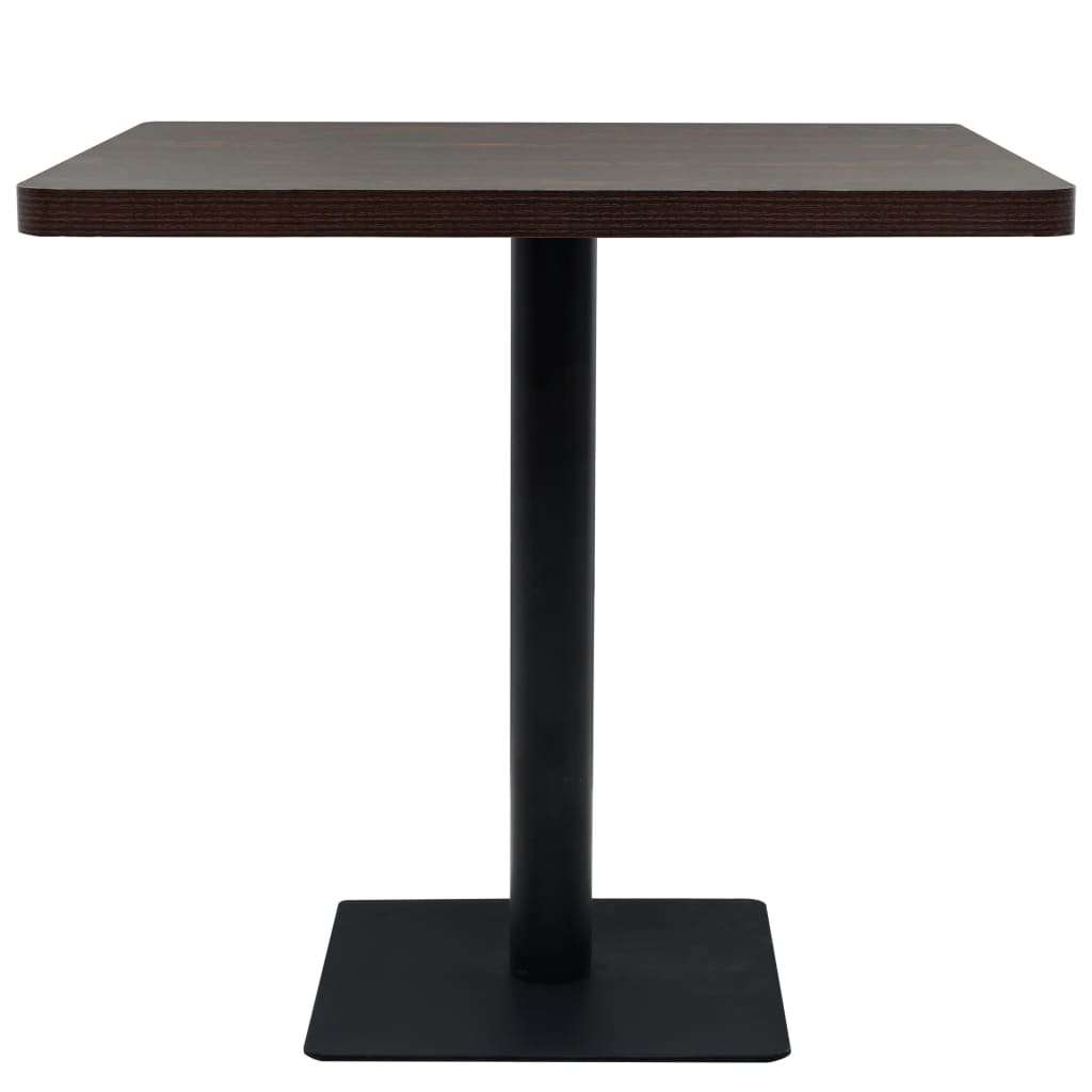 Bistrobord Mdf Och Stål Fyrkantigt
