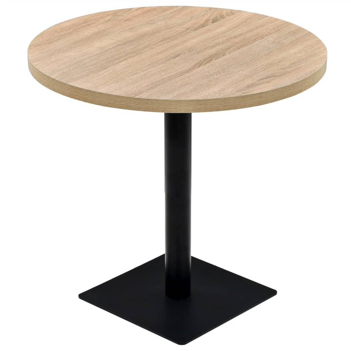 Bistrobord Mdf Och Stål Rund 80X75 Cm Färgad